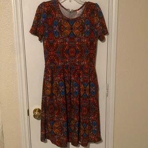 LuLaRoe Amelia Dress Size L
